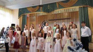 рождественская звезда, хор 4-х классов, "Радуга" СШ30, г.Гомеля