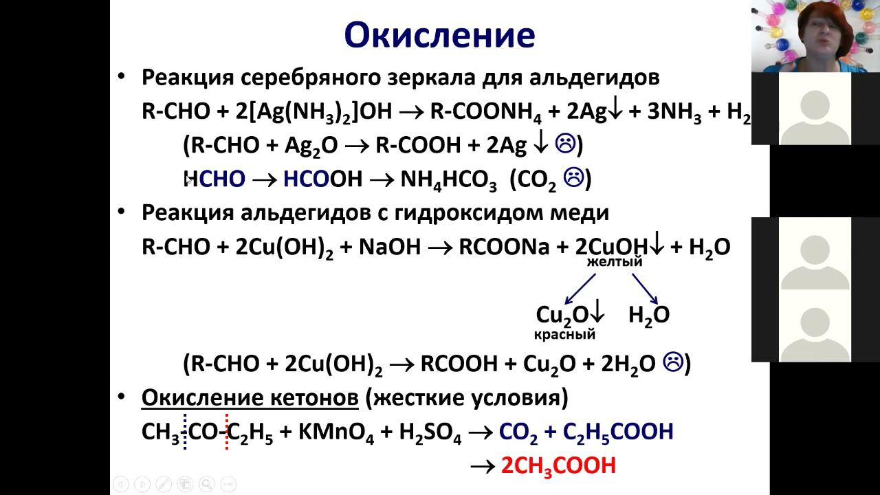 8-2-2 карбонилы 2 другие реакции 0