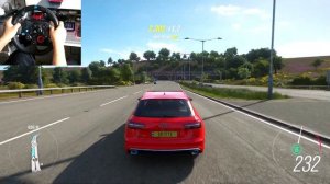 Audi RS6 - Forza Horizon 4 Logitech G29 Steering Wheel Gameplay | 4K 60FPS