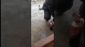 ОВ-65 чистка теплообменника петардами.