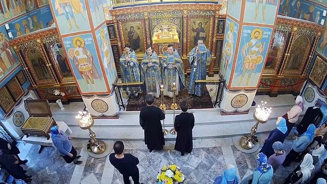 14 октября 2022 г. Литургия. Трансляция из храма Державной иконы Божией Матери смотреть онлайн