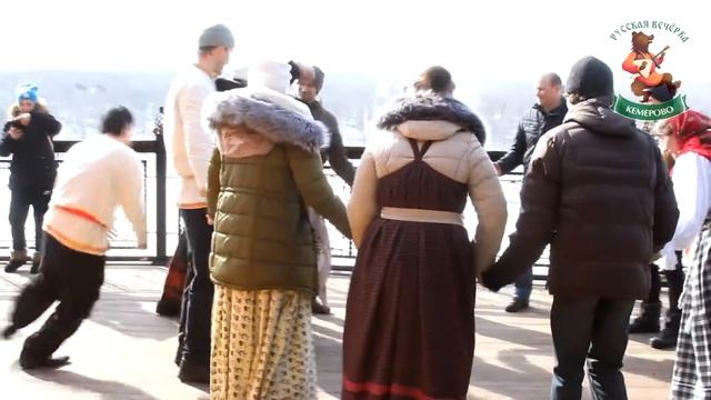 Игра "Селезень" от кемеровских вечерок на Масленицу 2016 смотреть онлайн