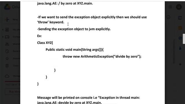 Exception handling in Java смотреть онлайн
