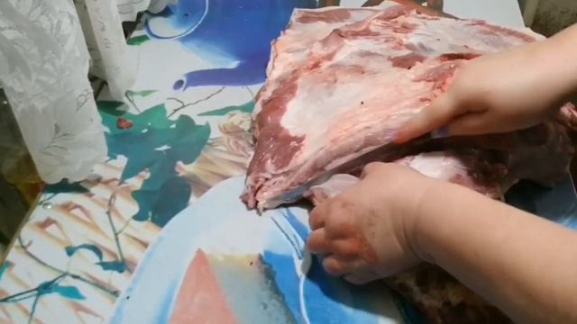 Как я разделываю переднюю часть свиной туши