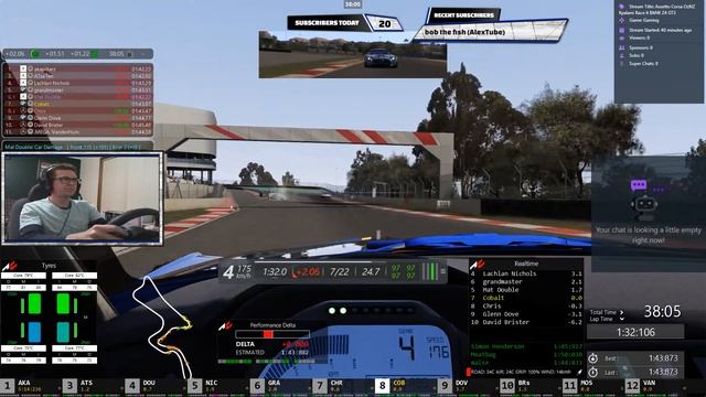 Assetto Corsa OzNZ Kyalami Race 6 BMW Z4 GT3 смотреть онлайн