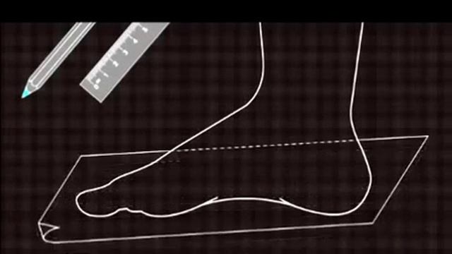 Меряем размер стопы чтобы выбрать кроссовки. смотреть онлайн