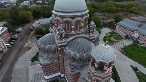 Коломна с высоты птичьего полета - обзор города с воздуха