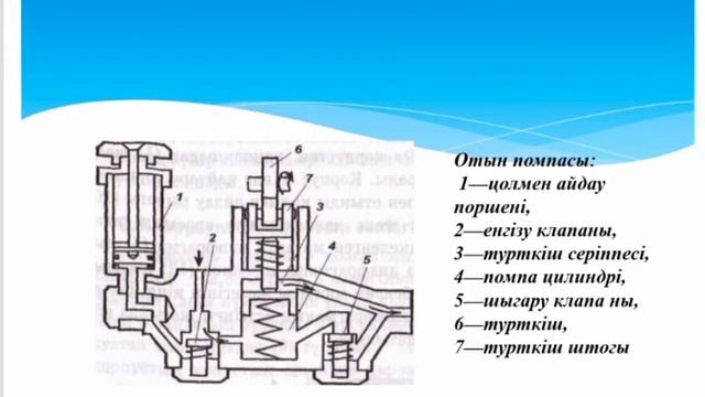 Тауасова Д.Н. "Ауа тазартқыш және отын сорғылары" смотреть онлайн