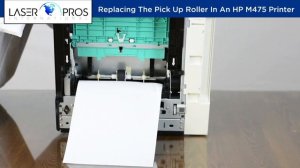 How to replace the rollers in an HP M475 printer