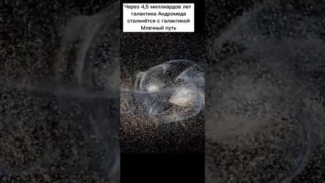 😱🌌 Столкновение галактики Андромеды и Млечного пути 🌌😱