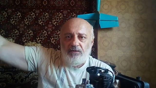 Переделанный двигатель для авиамоделей от бензапилы. смотреть онлайн