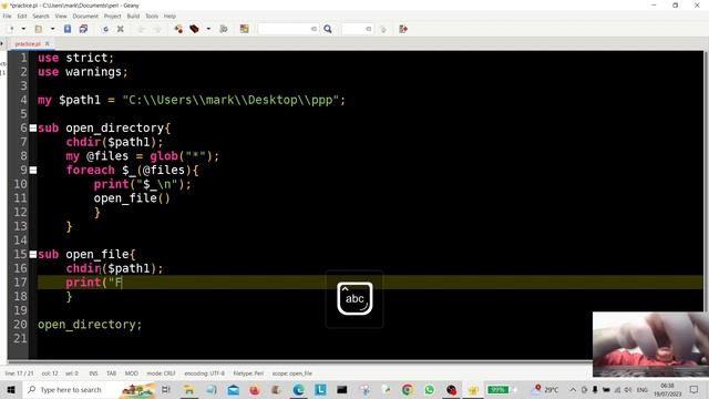 Perl Projects- List Files In Directory & Open Text File 2023
