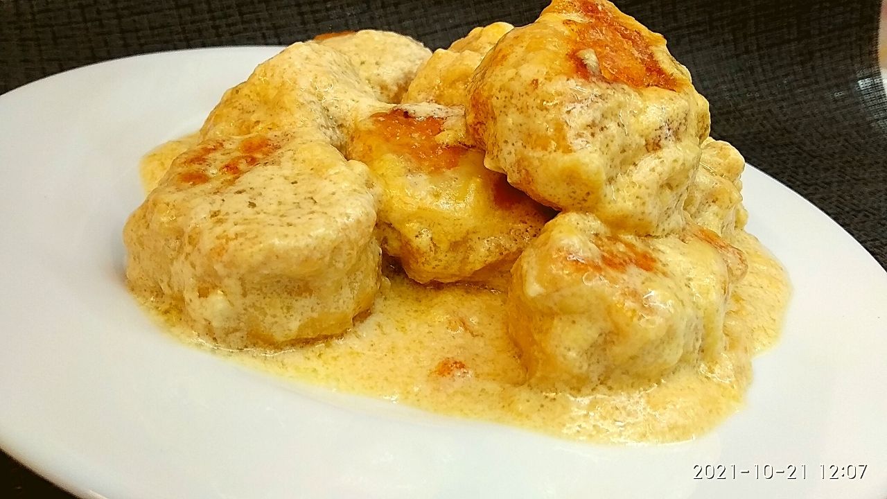 Тефтели куриные в сливочно-сырном соусе