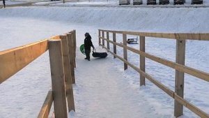 На чем лучше кататься зимой с горки