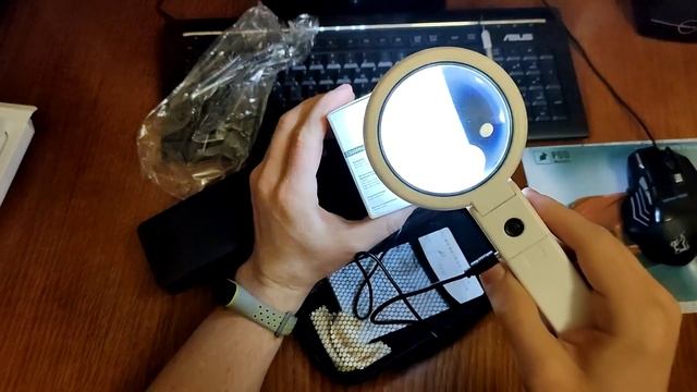 Увеличительная лупа трансформер с подсветкой с Aliexpress смотреть онлайн