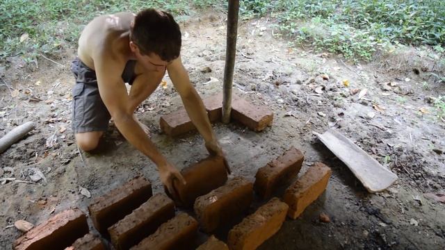 Primitive Technology Adobe wall (dry stacked)