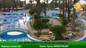 Отель Riadh Palms в Тунисе. Отзывы фото.