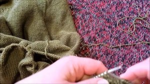 Кардиган связан спицами /МК (показываю, как вяжу планку платочной вязкой) /Часть 2