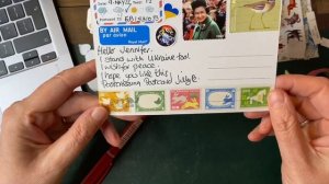 Postcrossing with me using only postcards and stickers from Favorite Postcard  shop only