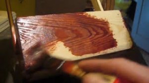 Пропитка дерева морилкой Красное Дерево (морение дерева)