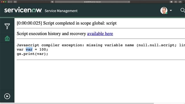 #3 Variables in JavaScript | Learn JavaScript with ServiceNow