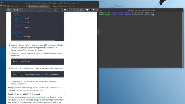 Elasticsearch + Kibana with Docker Compose