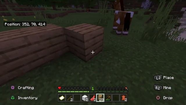 Minecraft Ps4 Bedrock Edition Survival Lets Play  Ep. 1: Bedrock Beginnings