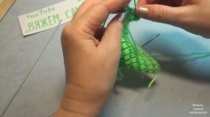 Вязание спицами пинетки #132