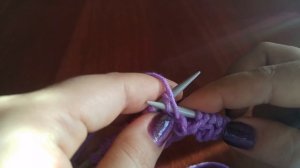 Вязание рельефной резинки спицами с 1го ряда