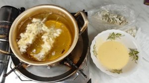 Жареные Цветки Белой Акации Рецепт Deep Fried White Acacia Flowers Recipe 아카시아꽃 튀김 만들기