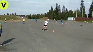 Тренировка на координацию  Биатлон тренировочный период ,подготовка биатлониста