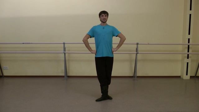 Комбинация "Веревочка" с перескоком Русский танец Танцы онлайн Сампляс®