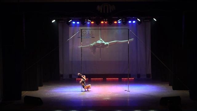 Власова Александра Pole Artistic взрослые 30+ аматоры Pole Universe 2021 Winter