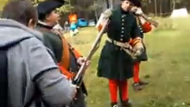 Невская Застава 28.09.2013 г. Отрадное. Солдаты времён Петра I. 1/3 смотреть онлайн