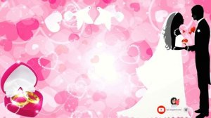 Футаж С Днем свадьбы! Красивая заставка для монтажа
