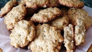 На остатках закваски. Печенье из овсяных хлопьев.