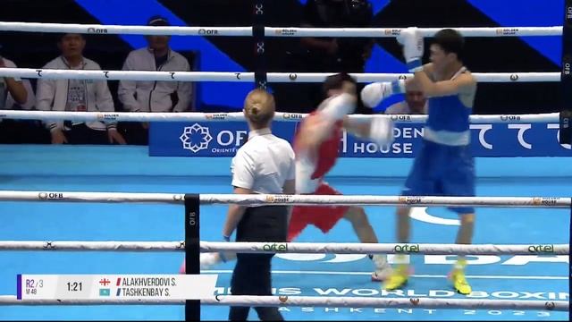 Sanzhar Tashkenbay (KAZ) vs. Sakhil Alakhverdovi (GEO) IBA World Championships 2023 Final (48kg) смотреть онлайн