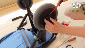 Údržba kočíka Greentom - Čistenie brzdy | Maintenance of Greentom stroller - Brake cleaning