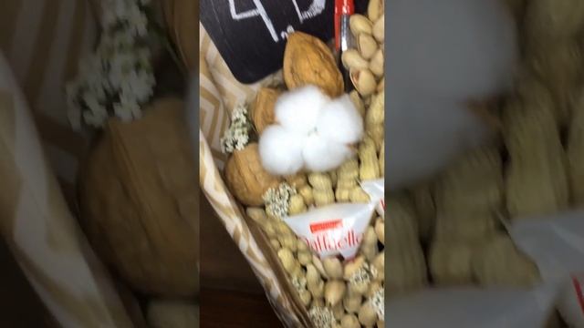 Ореховый букет на 1 сентября для учителя Рубичева Катерина Foodbuket_ot_katrin фудфлорист Москва