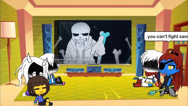 Undertale reacts to stronger than you frisk response смотреть онлайн