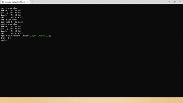 Creating and Dropping collection in MongoDB  | MongoDB Tutorial