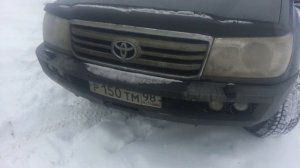 Работа силового бампера "АМЗ" (Тамерлан) Toyota Land Cruiser 100