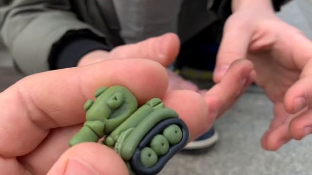 Т-34 Легендарный Танк  В Реальной жизни и Фигурка из пластилина