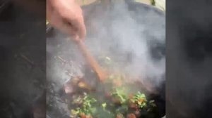 Сочный шашлык в казане?