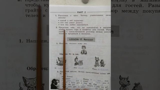 3 класс. ГДЗ. Английский язык. Рабочая тетрадь. Биболетова. Unit 1 Lesson 16 PART 2. Страница 20