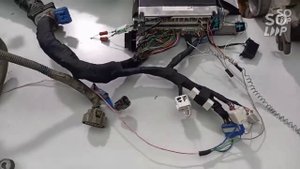 110 Марк 2 с 1GFE на 2jz ge 4-5at. Готовая электрика для свапа под сток разъемы авто) Сборка, тест.
