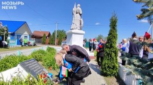 Памятные места посетили мозыряне накануне Дня Победы