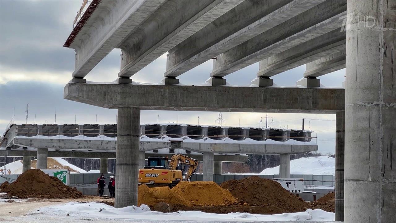 Движение по участку трассы М-5 "Урал" в районе подмосковных Люберец должно быть запущено в ноябре