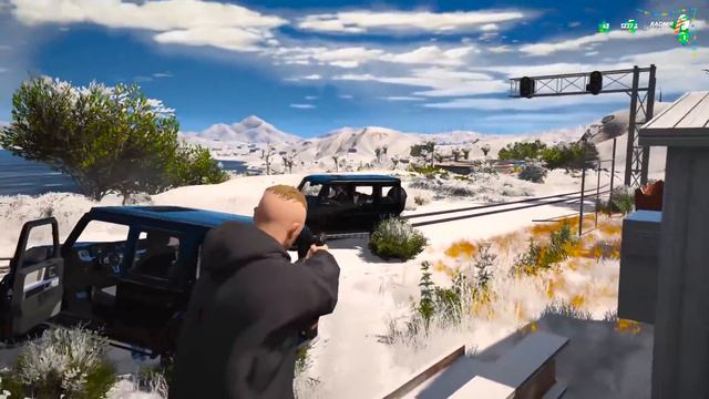 ЗА МОЕЙ БРИЛЛИАНТОВОЙ БУГАТТИ СЛЕДИТ КОНВОЙ ИЗ ЧЕРНЫХ ГЕЛИКОВ! - GTA 5 РЕАЛЬНАЯ ЖИЗНЬ (МОДЫ ГТА 5) смотреть онлайн