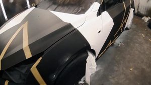 Chevrolet Cruze в защитном покрытии МОЛОТ + матовый лак АЛМАЗ!